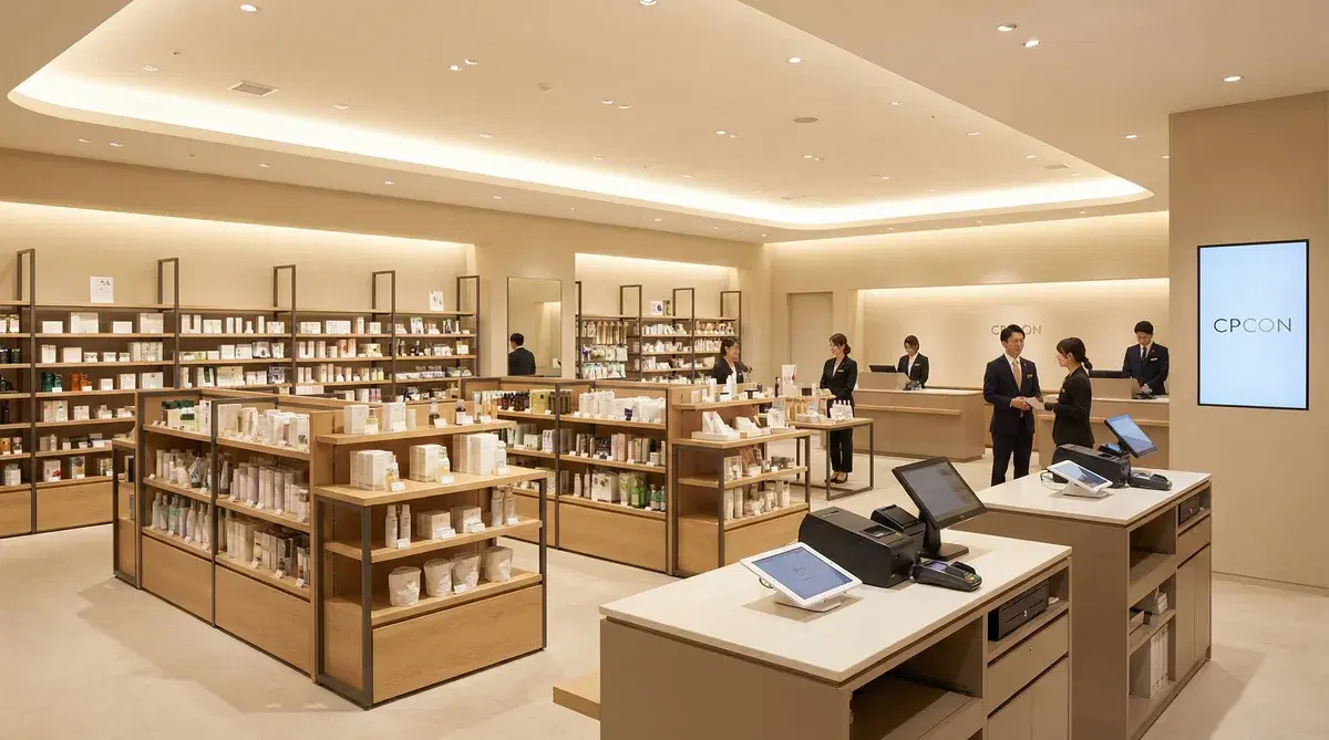 Surface de vente en grande distribution — inventaire magasin multi-sites