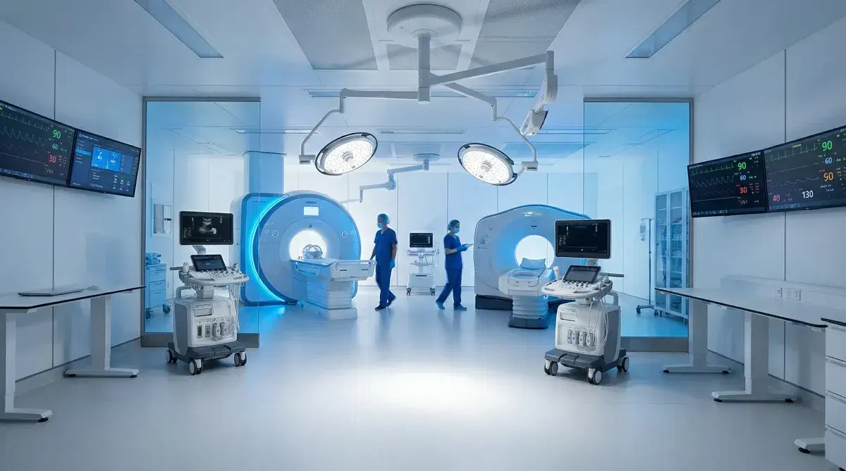 Équipements biomédicaux dans un service hospitalier — inventaire et étiquetage des actifs de santé